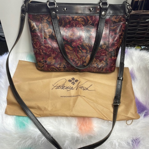 Patricia Nash Handbags - Patricia Nash Arden floral brocade satchel